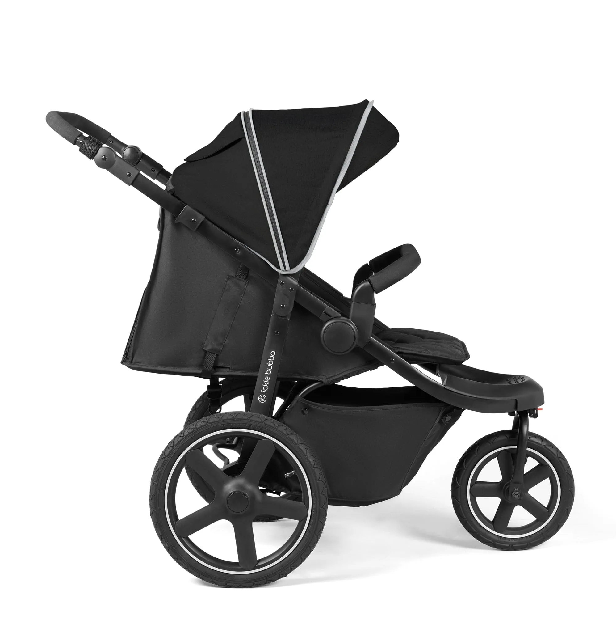 Ickle Bubba Venus Prime Jogger Stroller in Black/Black