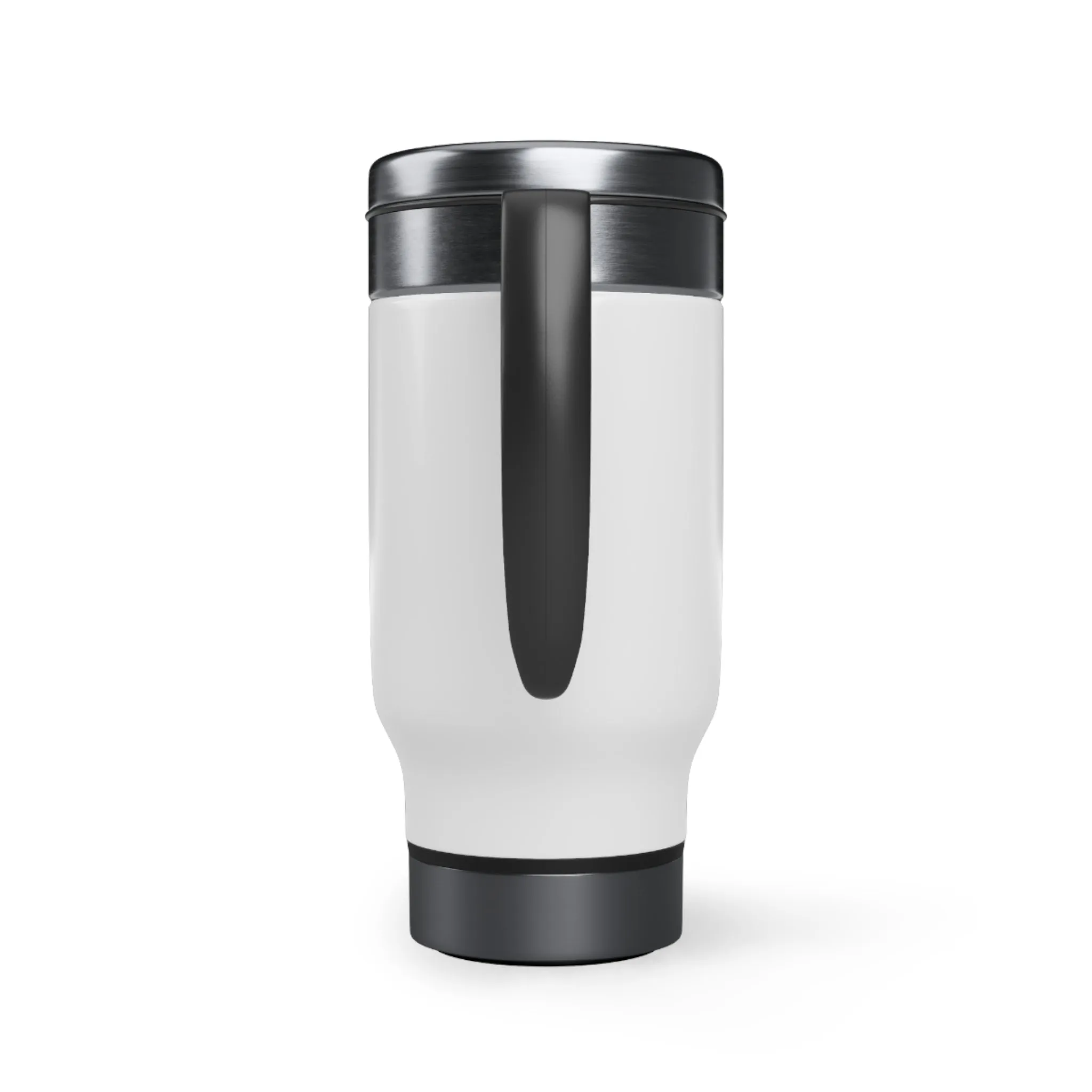 Indians Stainless Steel Travel Mug with Handle, 14oz