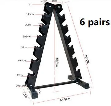Inverted V Dumbbell Rack