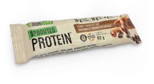 Iron Vegan Sprouted Protein Bar - Peanut Chocolate Chip