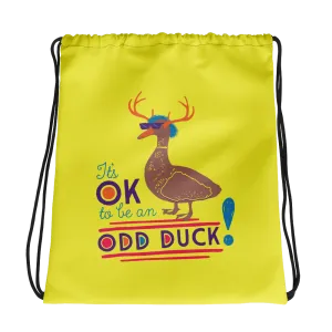 It's OK to be an Odd Duck! Drawstring Bag (Men's Colors)