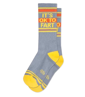 It’s Ok To Fart Socks (Unisex) Gym Socks