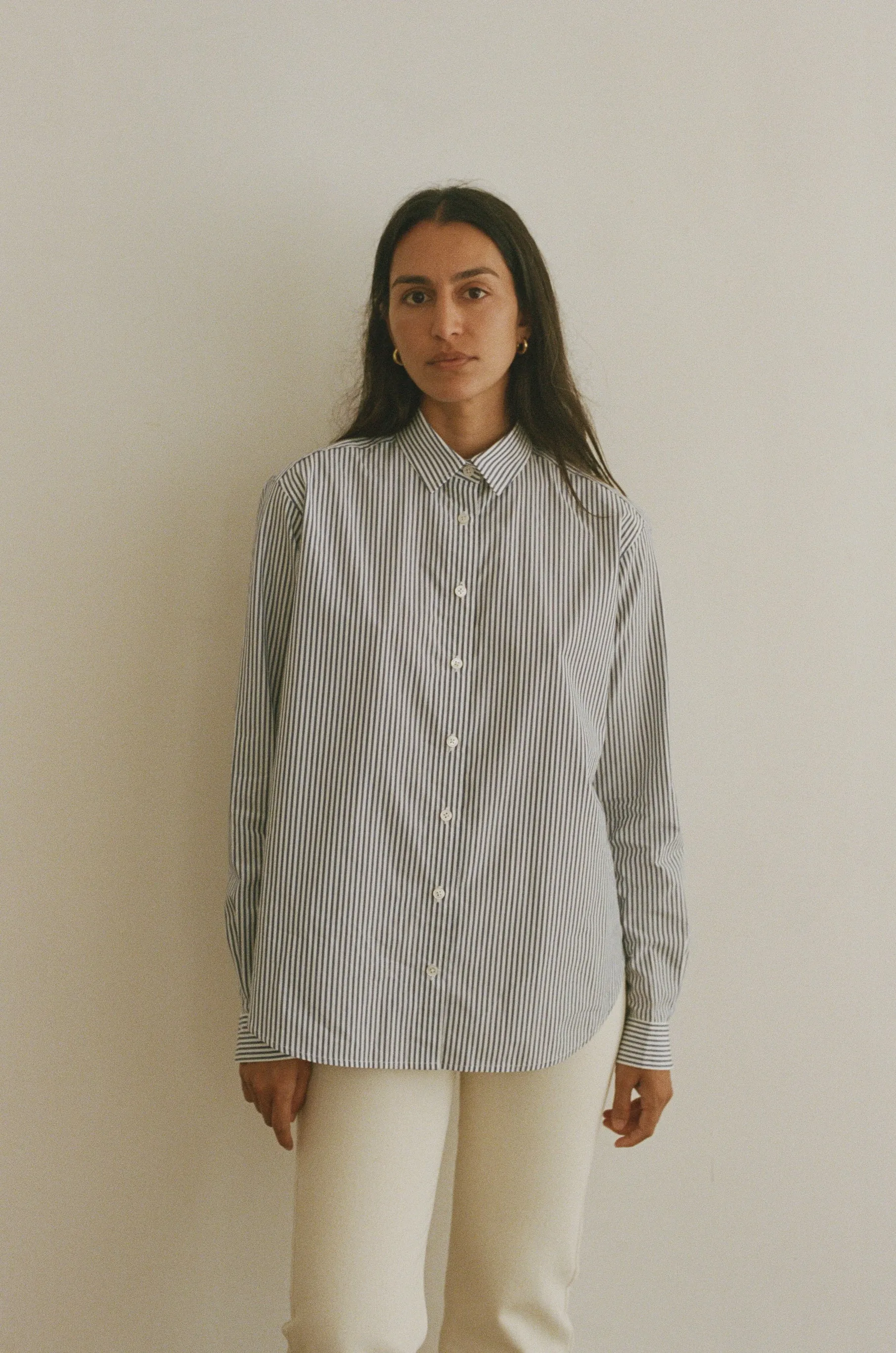 James striped shirt