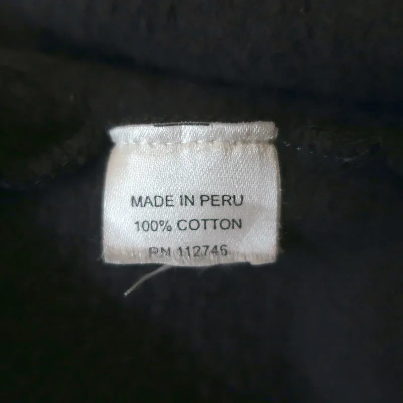 Jarbo Maxi Coat Gray Topstitched Cotton Size Small