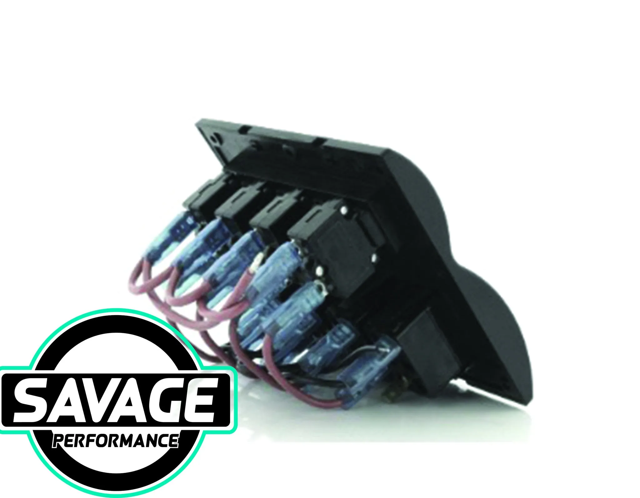 Jaylec LED Switch Rocker Panel 4 Way 4x ON/OFF Prewired