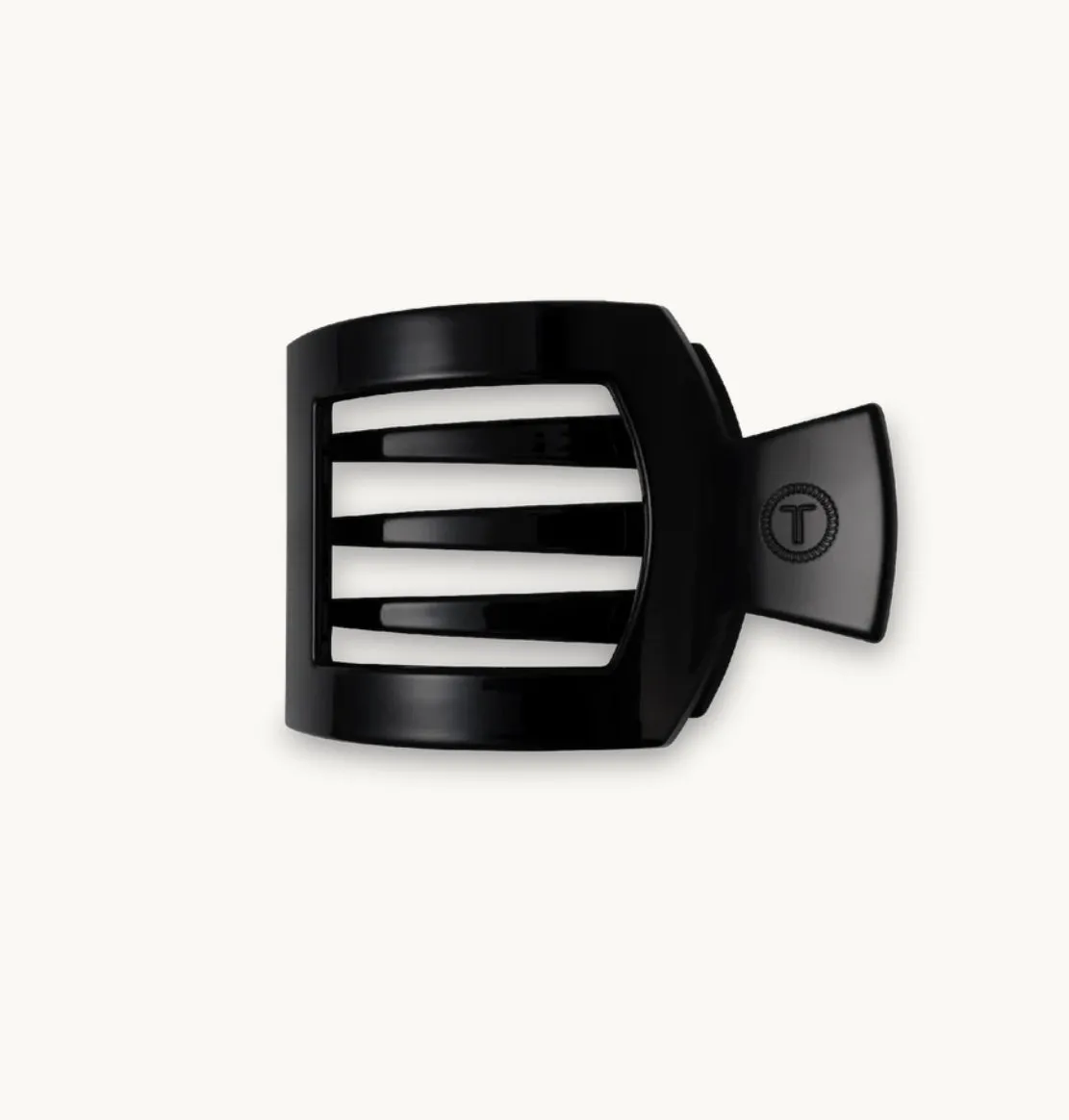 Jet Black Medium Flat Square Clip