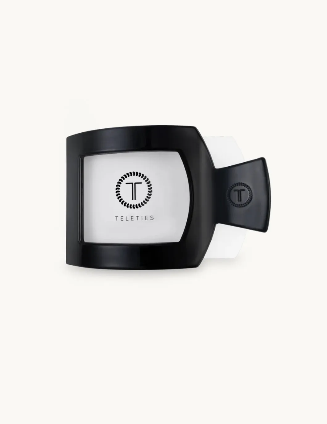 Jet Black Medium Flat Square Clip
