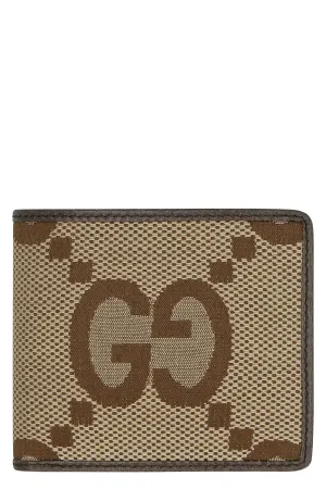 Jumbo GG fabric wallet