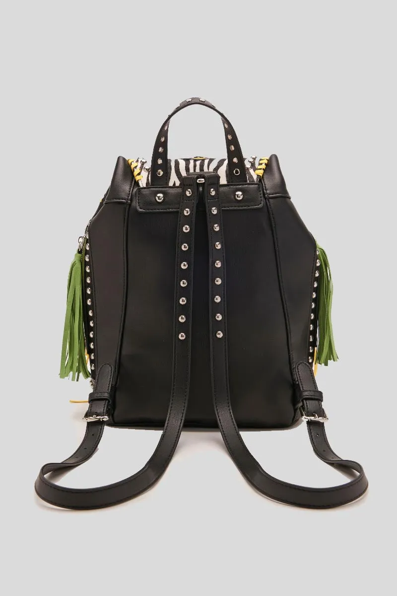Jungle Backpack Mix Mat   Raf - Black