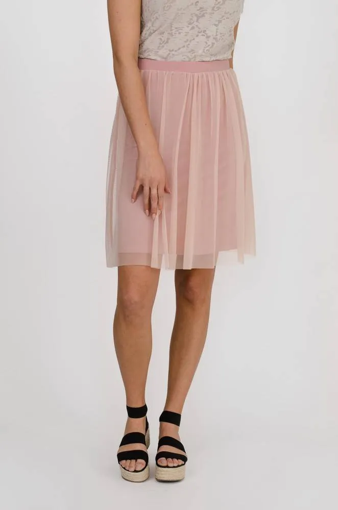 Jupe arégonde rose fleur