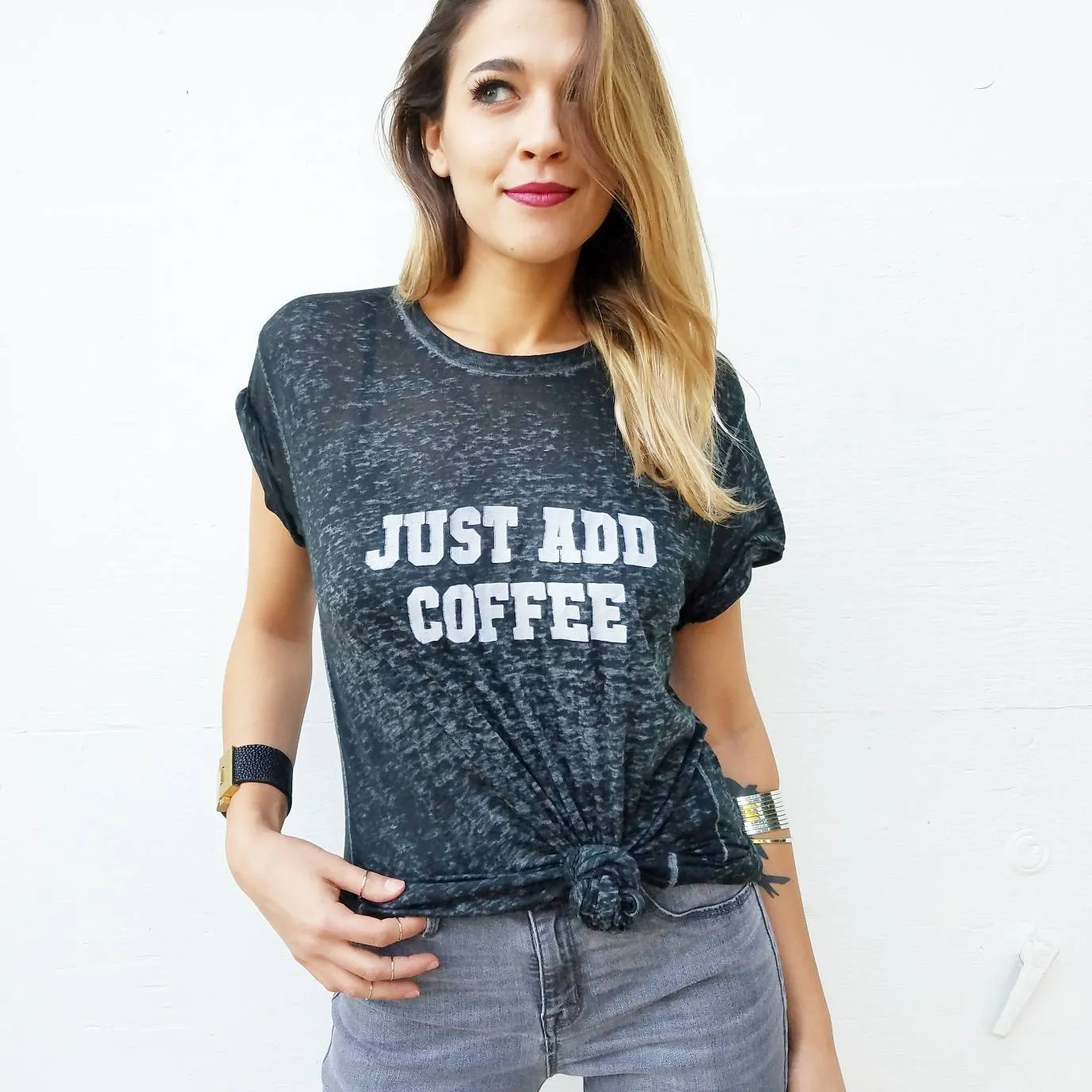 Just Add Coffee - Off the Shoulder