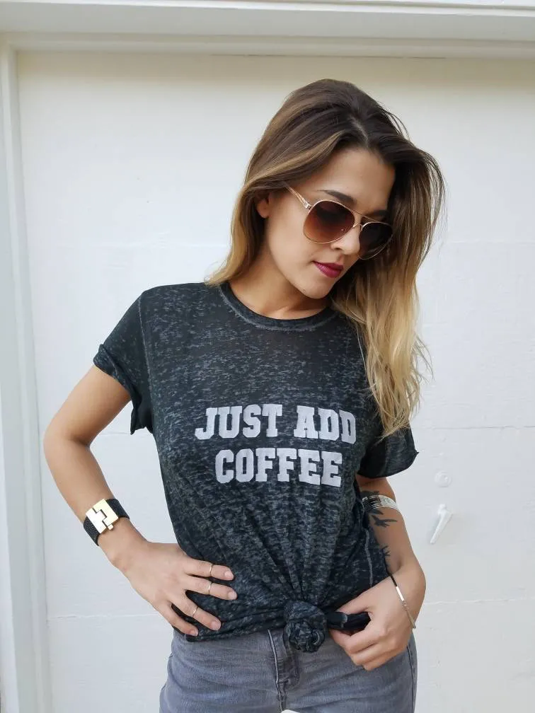 Just Add Coffee - Off the Shoulder
