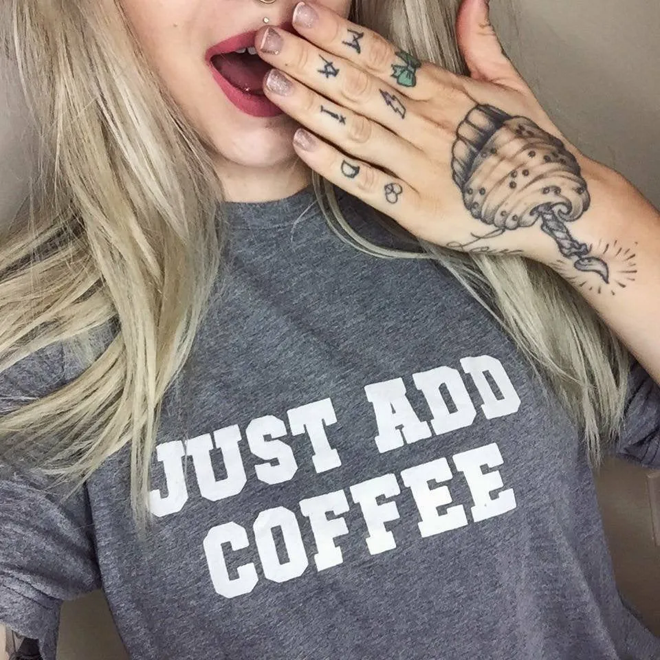 Just Add Coffee - Off the Shoulder