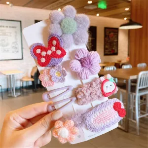 just-lil-things-8-pcs-flower-fruit-and-caterpiller-hair-clip-set-for-toddlers-jltc0003
