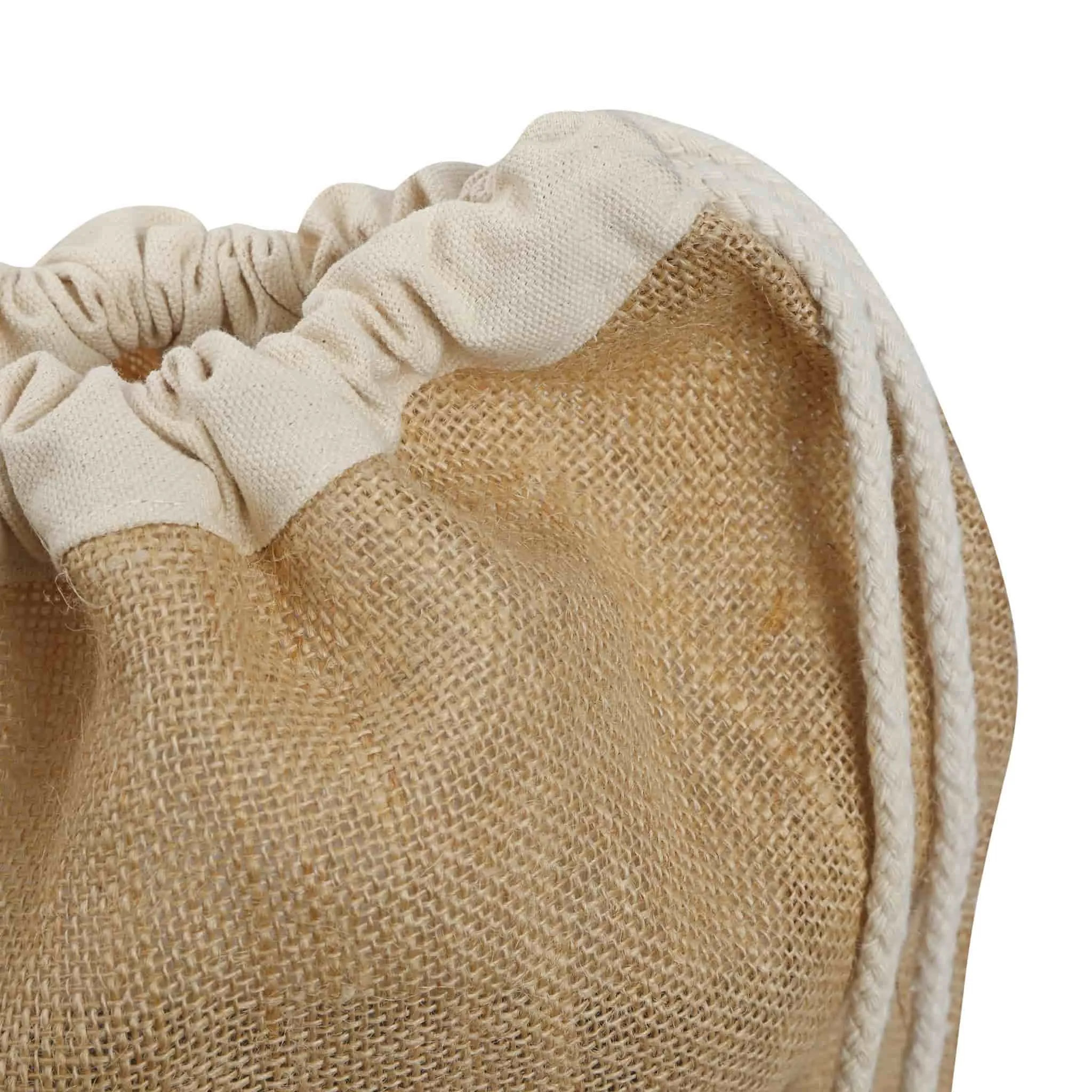 Jute Drawstring Backpack
