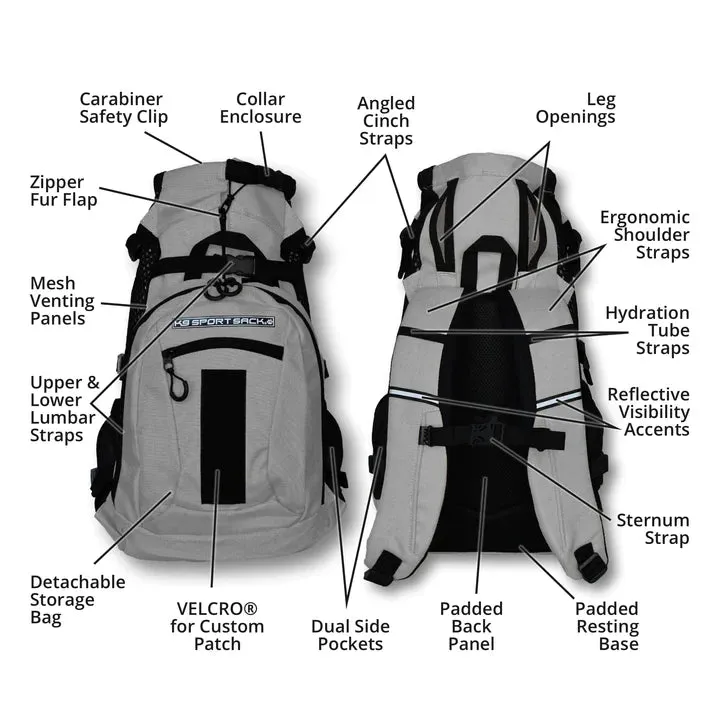 K9 Sport RuckSack Plus 2 Grey