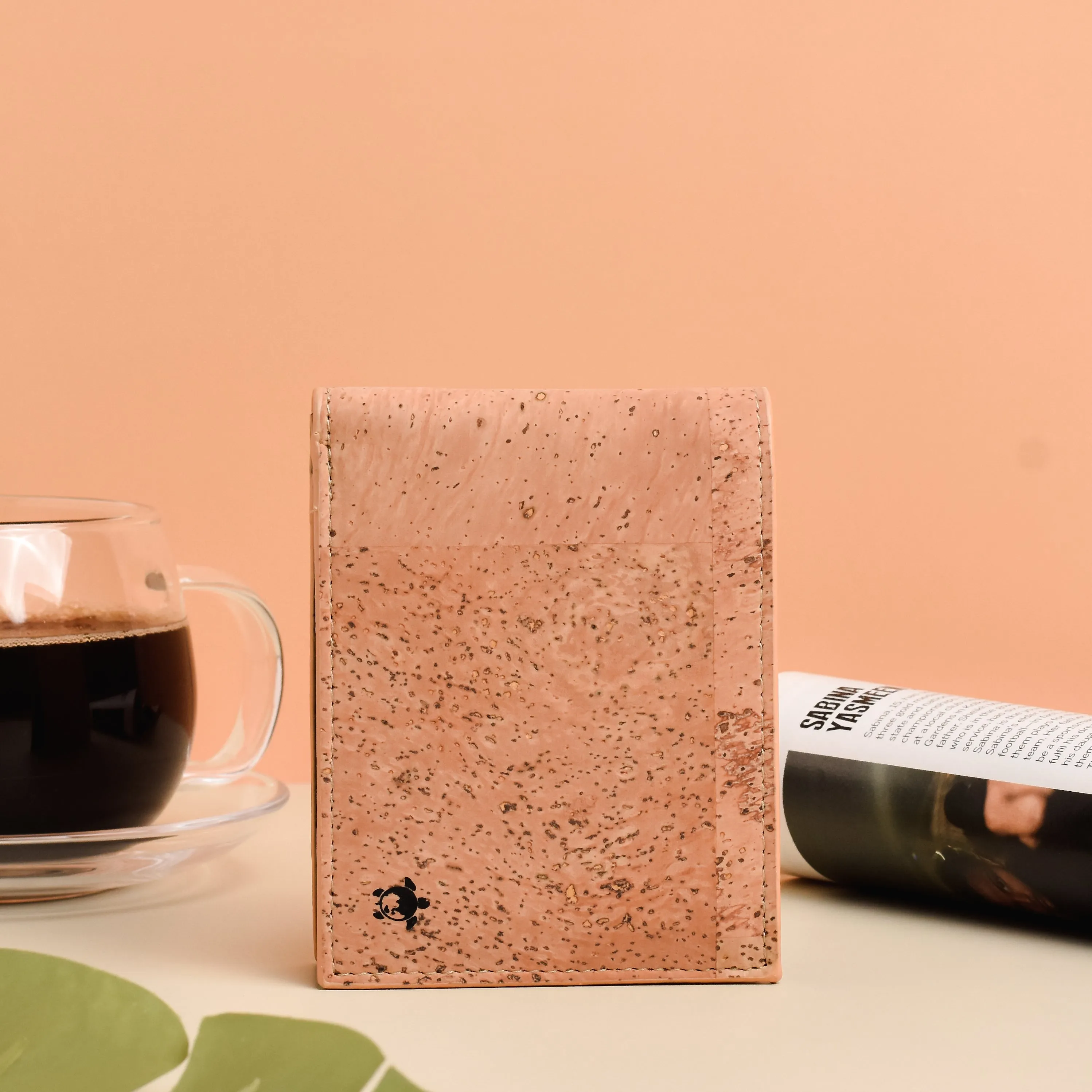 Kakapo Cork Bifold Wallet - Tan - Unique Unisex Cork Slim Wallet for Men and Women