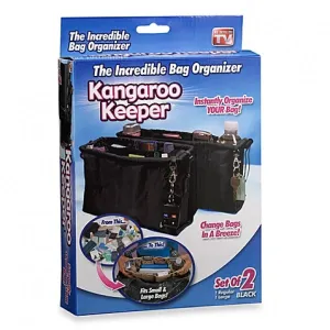 Kangaroo Keeper The Incredible Purse/Bag Organizer (2-in-1)! OURS ARE BEIGE Fits small & large bags! Reversible for even more room! Keeps items neat and secure with a place for everything!