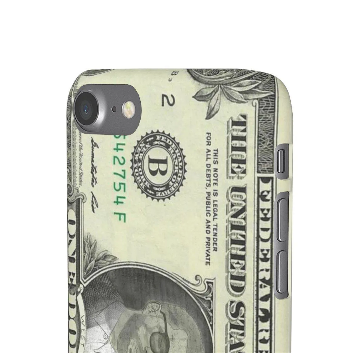 Kanye West President face on 1 dollar bill case iPhone Snap Case