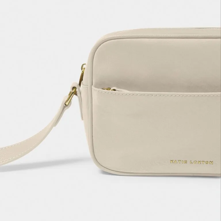 Katie Loxton Nylon-Luxe Crossbody Bag Chalk