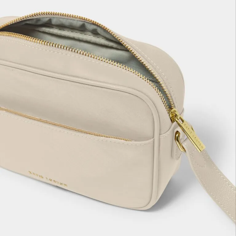 Katie Loxton Nylon-Luxe Crossbody Bag Chalk