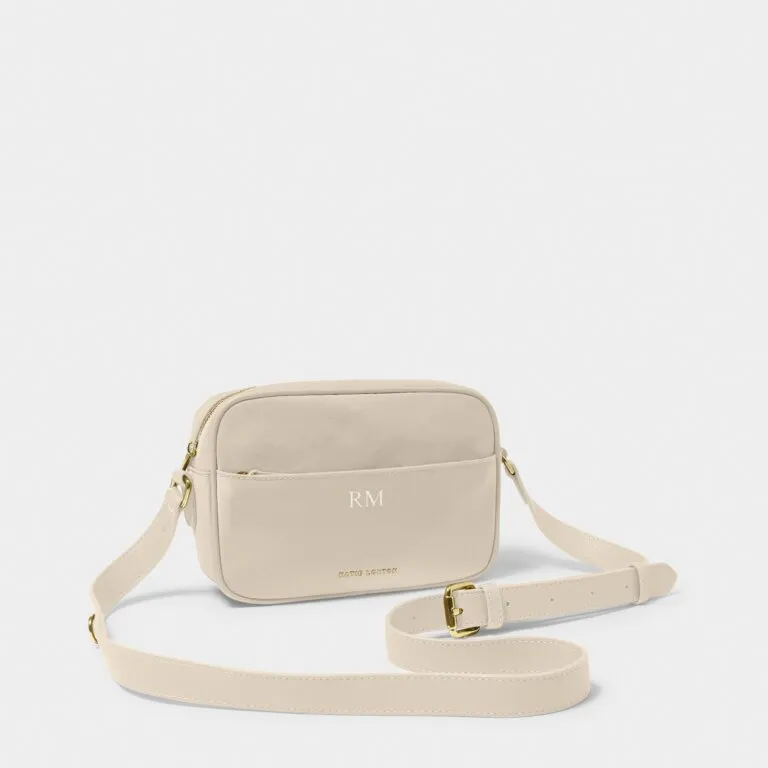 Katie Loxton Nylon-Luxe Crossbody Bag Chalk