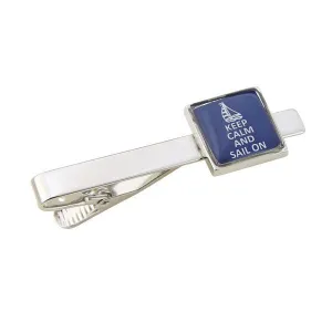 Keep Calm And Sail On Tie Bar Clasp
