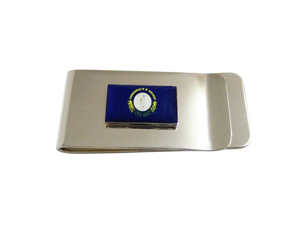 Kentucky State Flag Pendant Money Clip