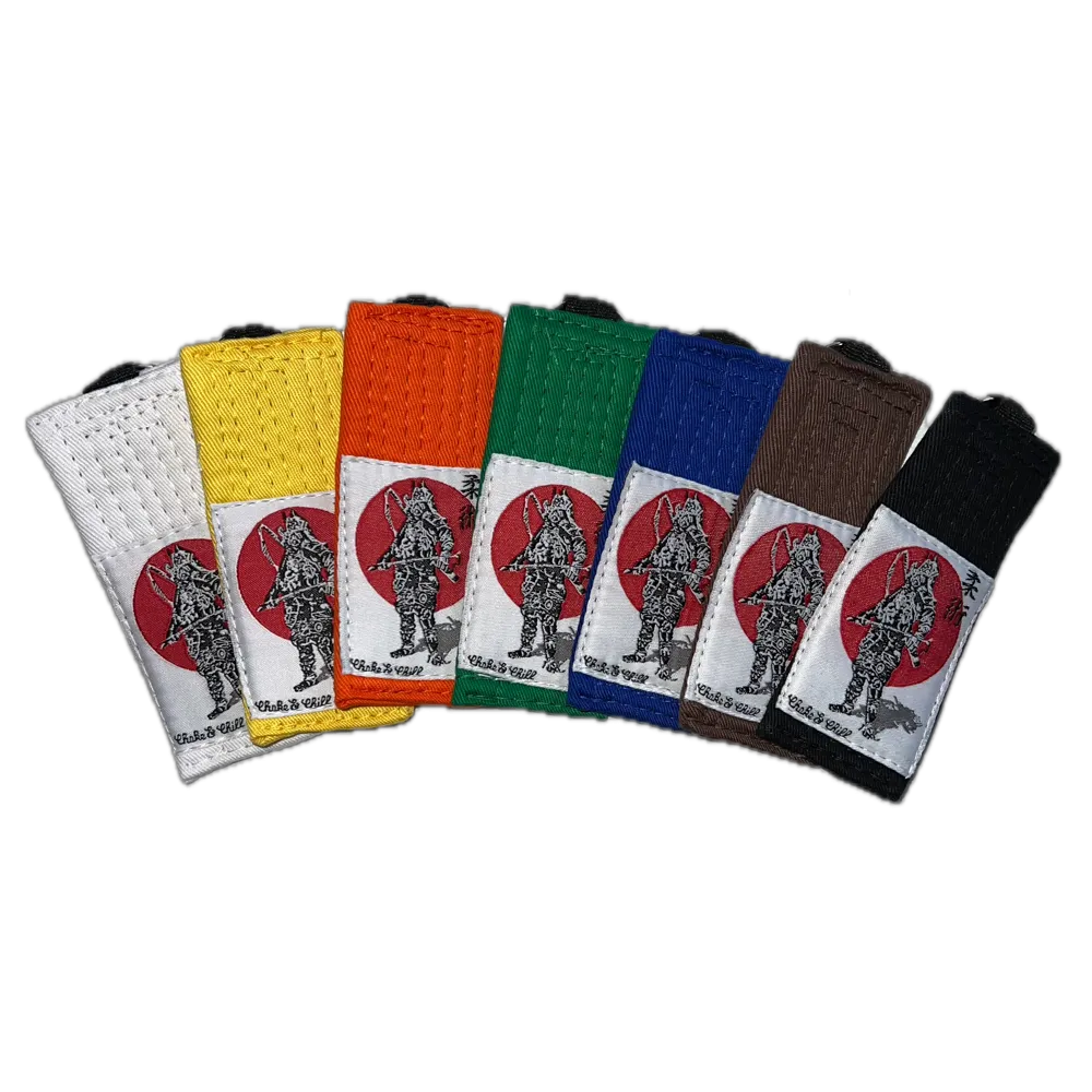 Keychain - Samurai (White, Yellow, Orange, Green, Blue, Brown, Black)
