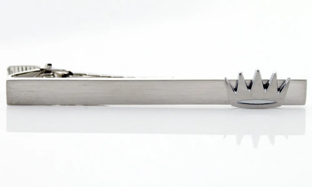 King Crown Tie Clip Bar Clasp
