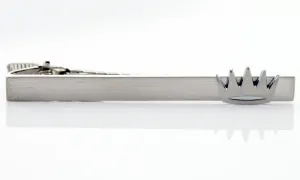 King Crown Tie Clip Bar Clasp