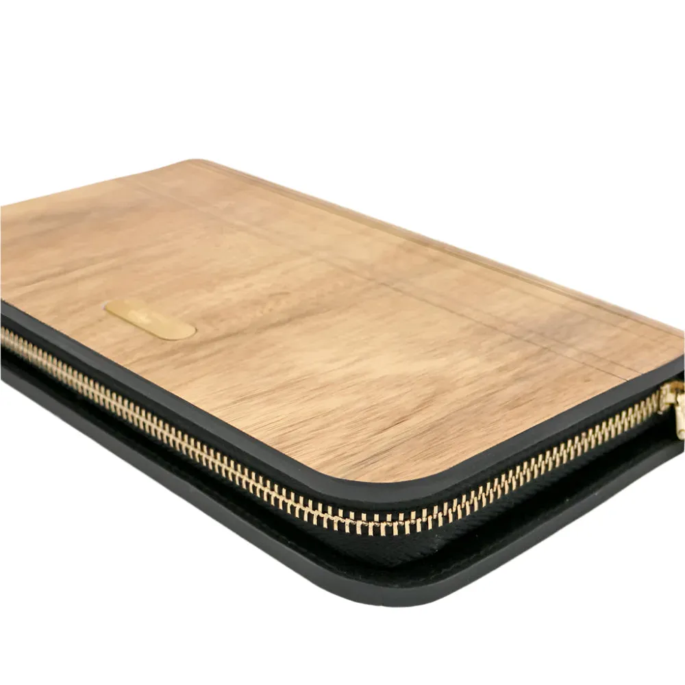 KoaWood Ranch Hawaii Acacia Wood Clutch Wallet