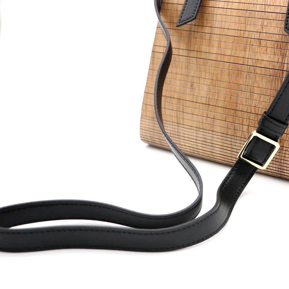 KoaWood Ranch Hawaii Acacia Wood Top Handle Handbag