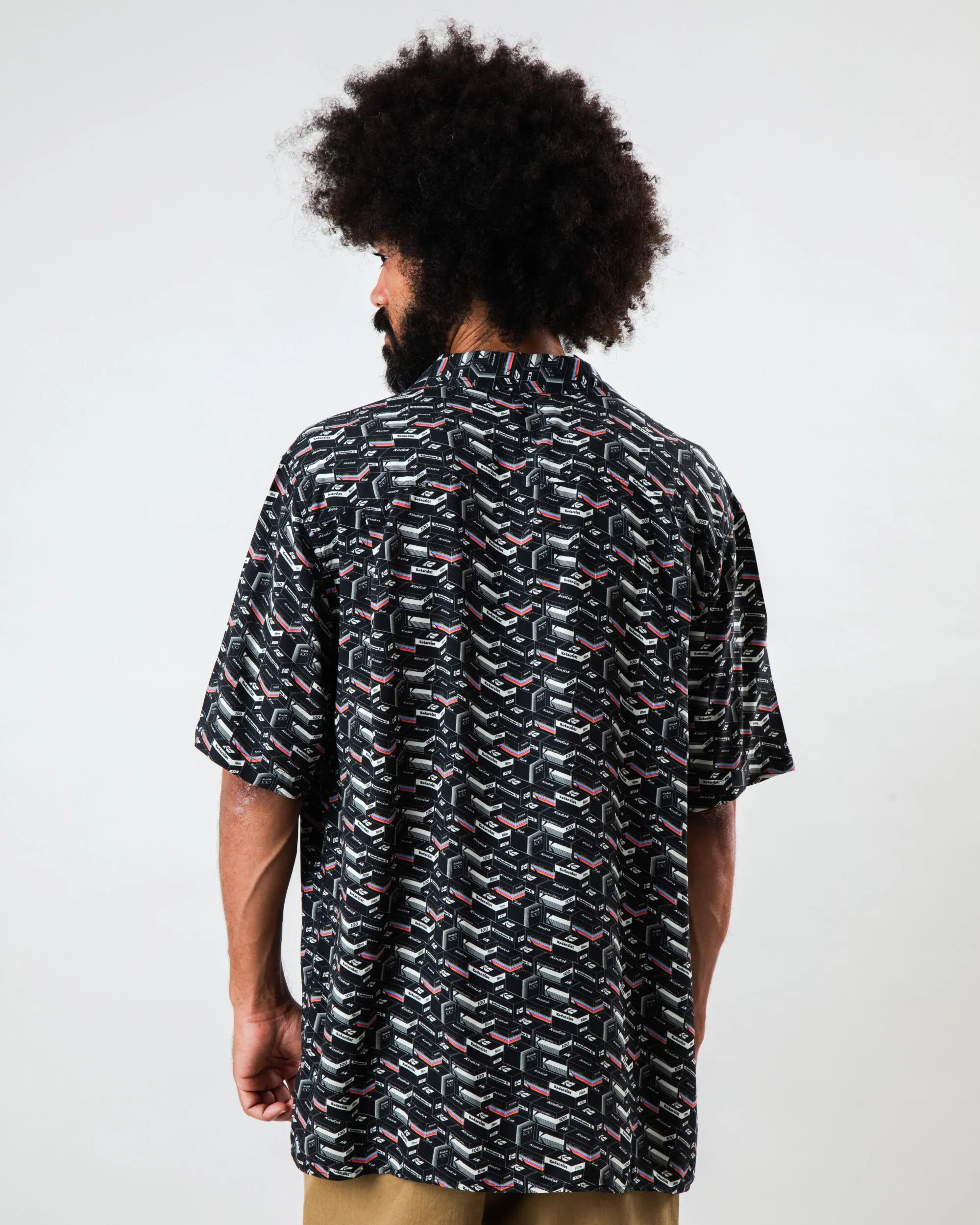 Kodak Film Aloha Shirt Black
