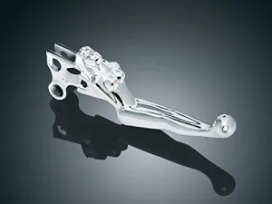 Kuryakyn 1049 Motorcycle Handlebar Accessory: Girl Silhouette Clutch and Brake Trigger Levers for 1996-2017 Harley-Davidson Motorcycles with Cable Clutch, Chrome, 1 Pair