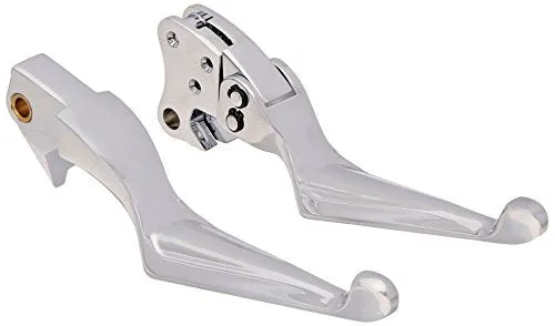 Kuryakyn 1093 Motorcycle Handlebar Accessory: Boss Blades Adjustable Clutch Lever for 2004-13 Harley-Davidson Sportsters Motorcycles, Chrome, 1 Pair