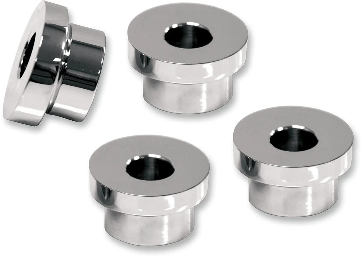 LA Choppers LA-7400-00 Triple Tree Riser Angle Adapters - Chrome