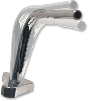 LA Choppers LA-7400-00 Triple Tree Riser Angle Adapters - Chrome