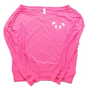 Ladies' Flowy Long Sleeve Off Shoulder Tee