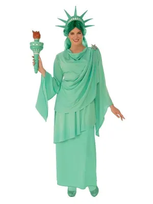 Lady Liberty Statue Adult Costume