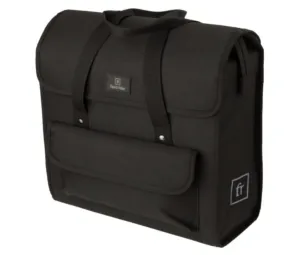 LASSE LUXE SHOPPER SINGLE BIKE BAG BASICS BLACK