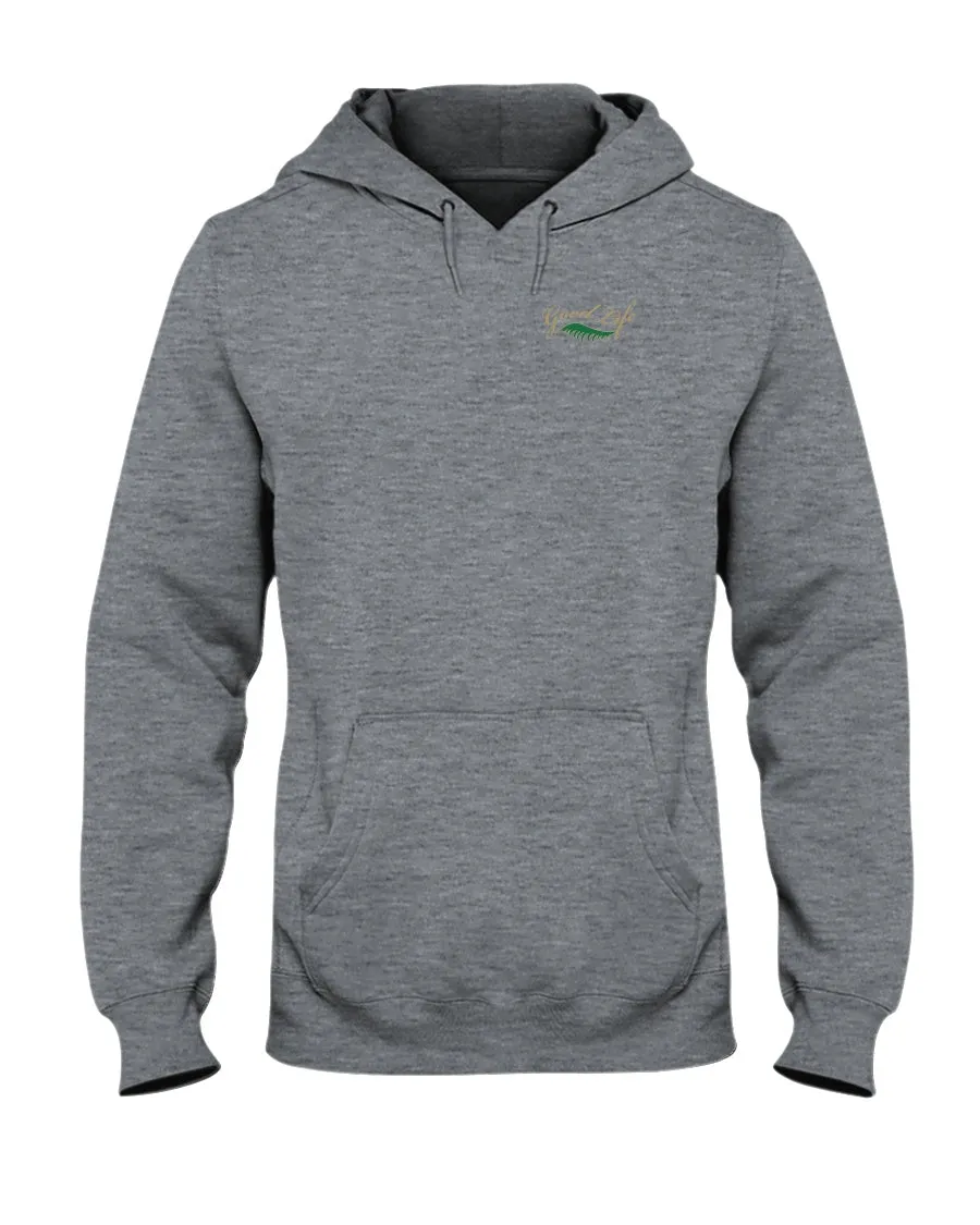 Latitude Attitude Caribbean Map Back Print Beach Hoodie