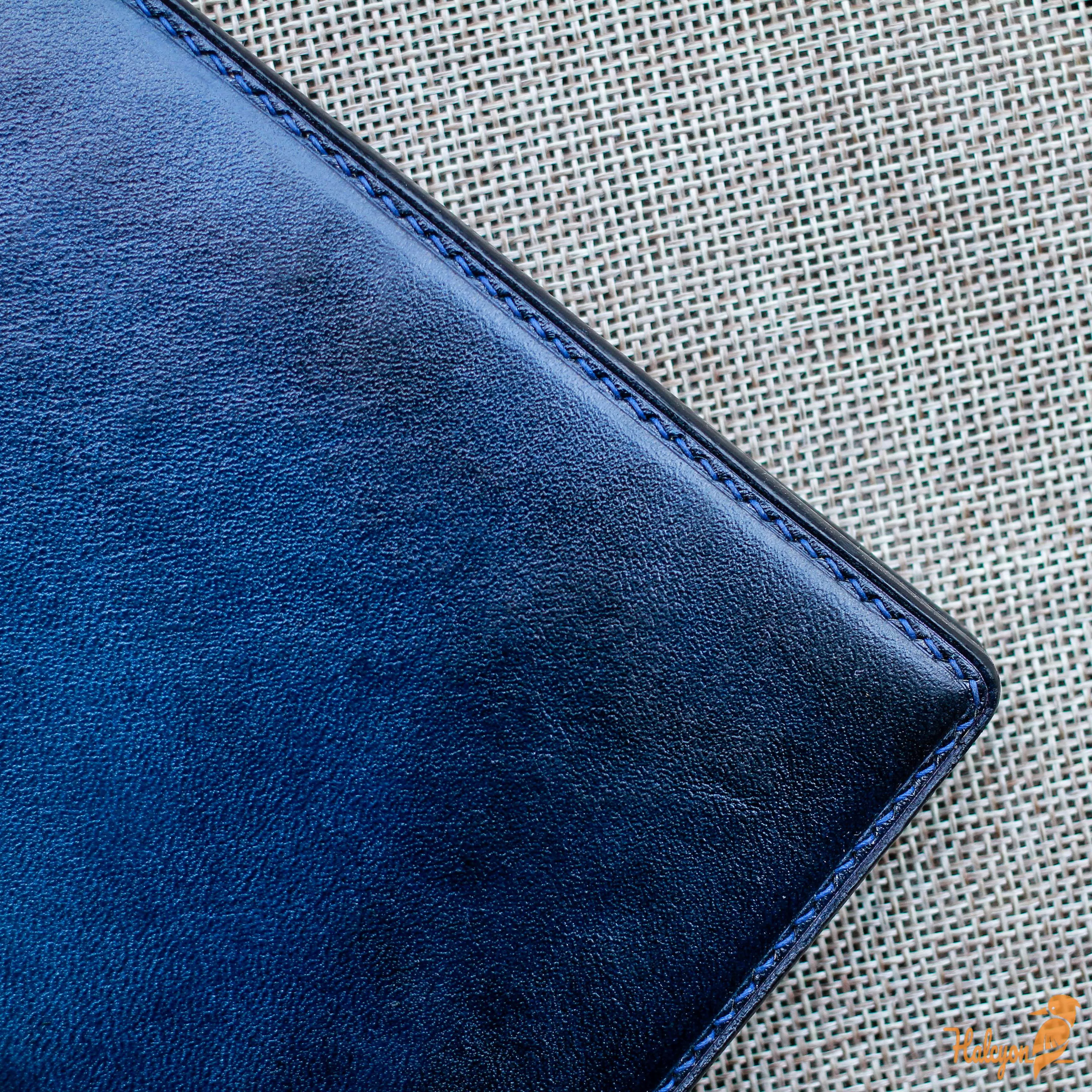 Leather long wallet