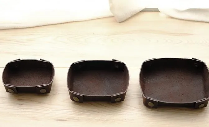 LEATHER Women PERSONALIZED Valet Tray HANDMADE GIFT CUSTOM Wallet Tray