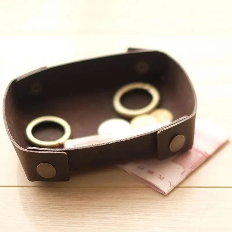 LEATHER Women PERSONALIZED Valet Tray HANDMADE GIFT CUSTOM Wallet Tray
