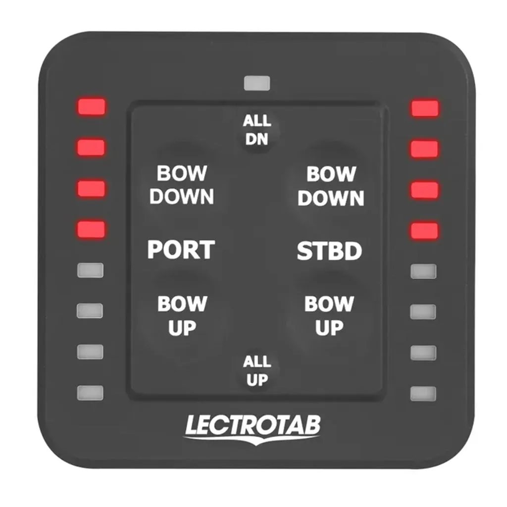 Lectrotab 12V 9" x 12" Trim Tab Package with LED Auto Retract