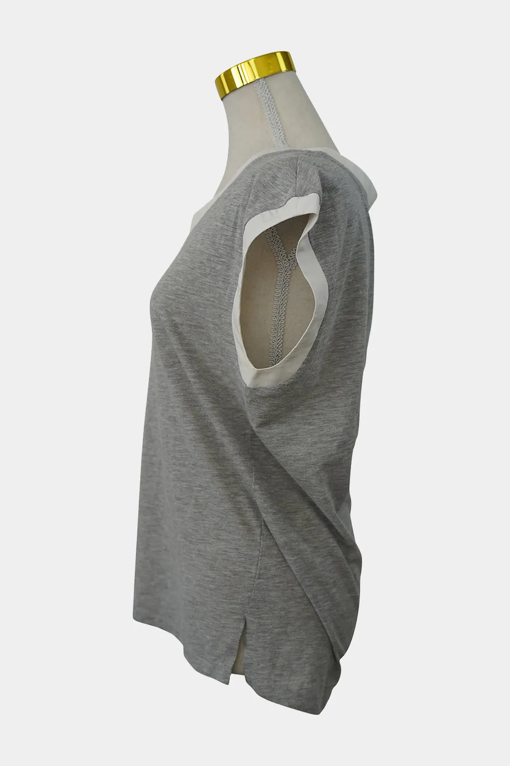 LEONI Grey Contrast Trim Tank