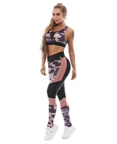 Let's Gym Top Camo Workout