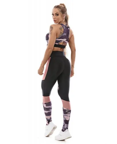 Let's Gym Top Camo Workout