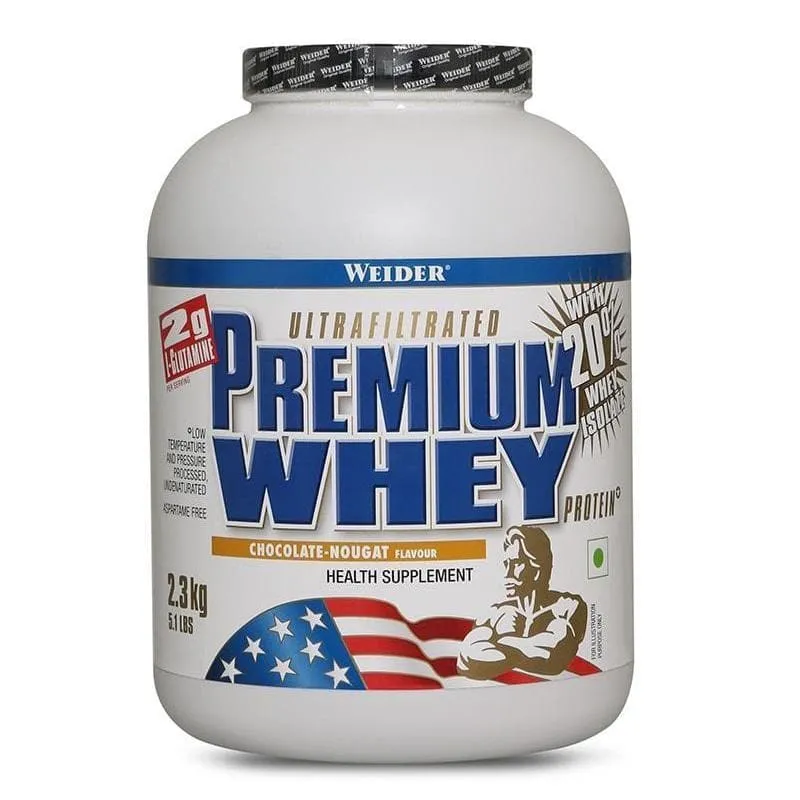 Lifeline Home Gym Set 002 Bonus with Weider Premium whey Protein 2.3kg (Chocolate Nougat) || Available on EMI